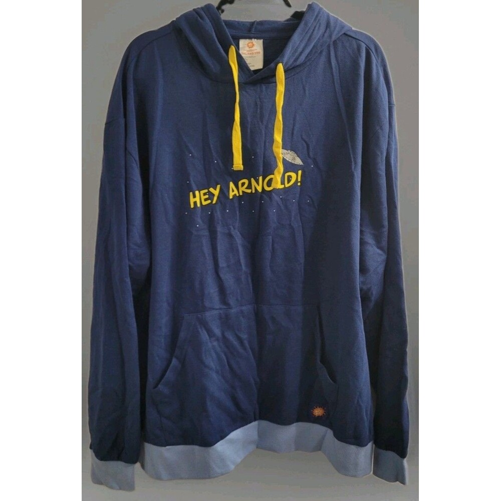 NEW Nick Box Exclusive Hey Arnold Halloween Hoodie Pullover Sweatshirt Men 3X